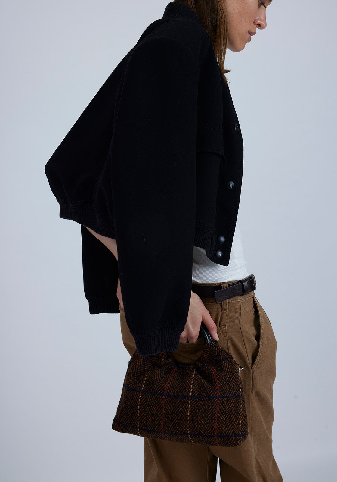 Bag Small Tartan Black