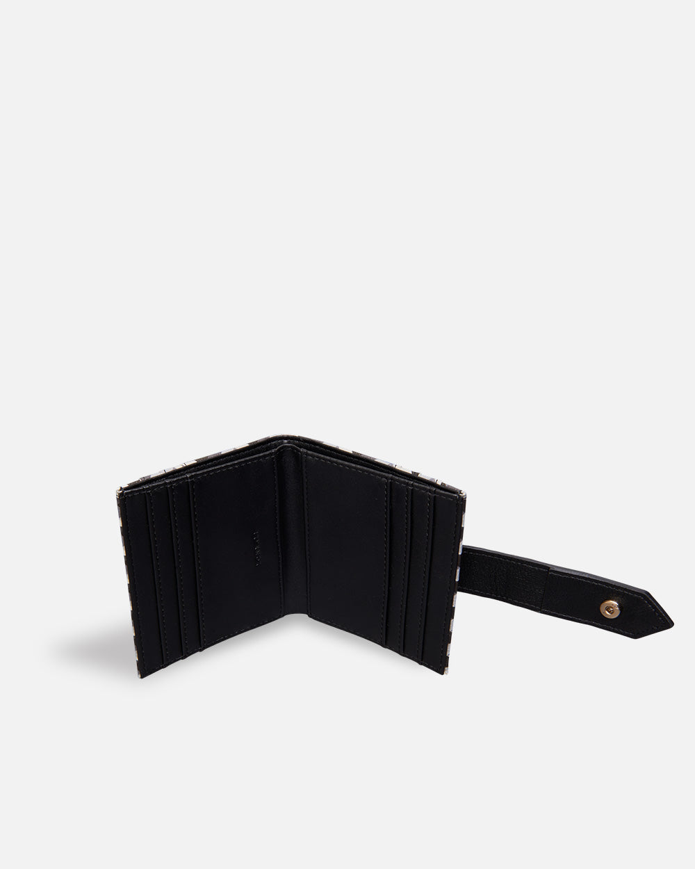 Billetera cuadrada Negro
